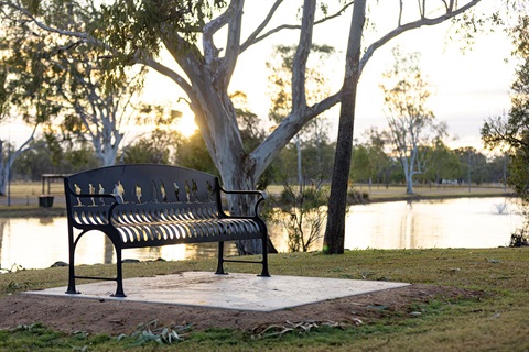 Clermont 102 - Lagoon, ANZAC Bench copy.jpg
