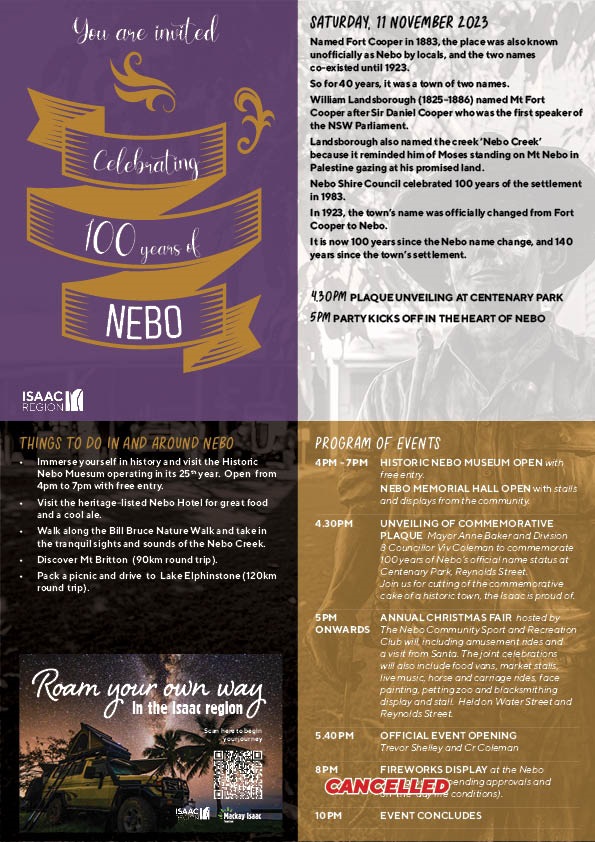 ISAAC_Naming of Nebo centenary_program of events.jpg